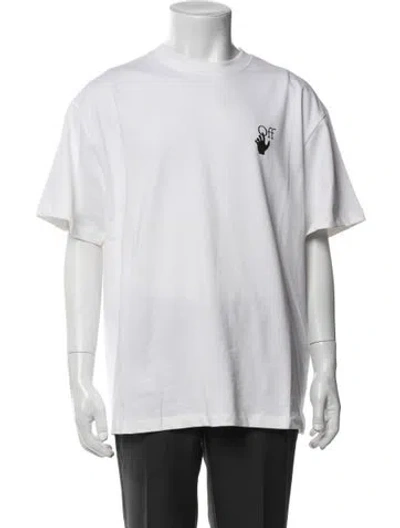Pre-owned Off-white Graphic Print Crew Neck T-shirt W/ Tags In Multi