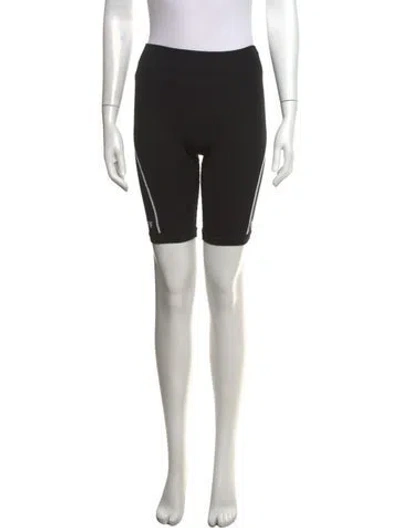 Pre-owned Off-white Graphic Print Knee-length Shorts In Black