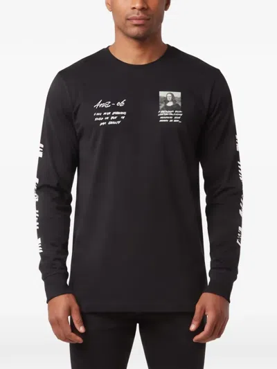 Pre-owned Off-white Graphic-print T-shirt In Black