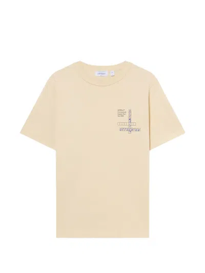 Off-white Graphic-print T-shirt In Neutral