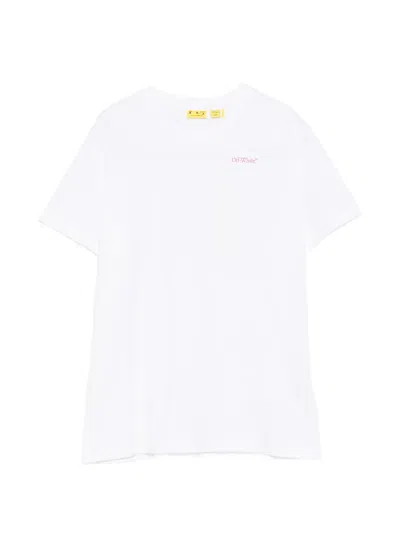 Off-white Kids' Graphic-print T-shirt In White