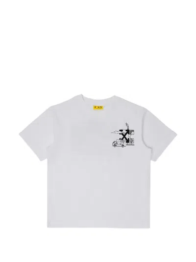 OFF-WHITE GRAPHIC-PRINT T-SHIRT
