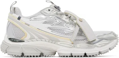 OFF-WHITE GRAY 'BE RIGHT BACK' SNEAKERS