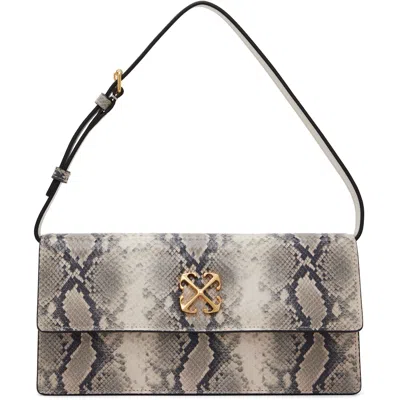 Off-white Gray Jitney 1.0 Shoulder Bag In Multi