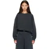 Off-white Gray Laundry Off Pullover In Discharged Dark Slat