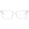 Off-white Gray Style 21 Glasses In Pattern