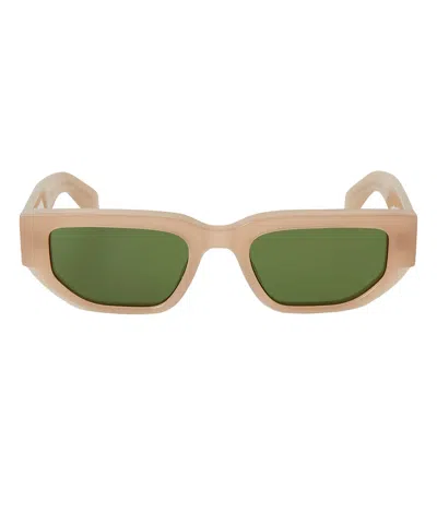 Off-white Greeley Rectangle Sunglasses In Green