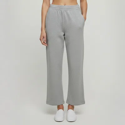 Pre-owned Off-white Grey Cotton Knit Drawstring Sweatpants M In Gray