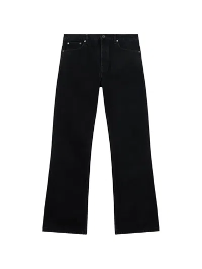 Off-white Stone Raw Black Half Arrow Slim Relax Jeans