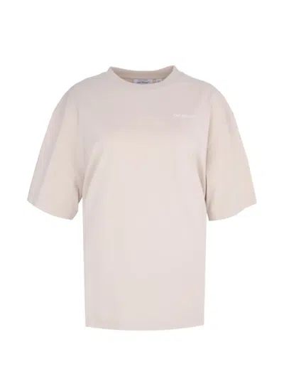 Off-white Half Arrow-print T-shirt In Neutral