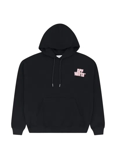 Off-white Hand Arrow Hoodie In Black