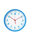Off-white Hand Off Logo Quartz Wall Clock In Blue