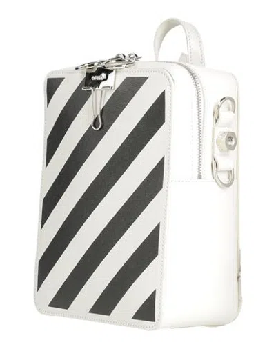Off-white Handbags - Backpacks In Black - White