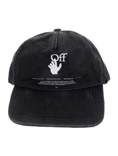 Pre-owned Off-white Hands Off Baseball Logo Hat In Blue