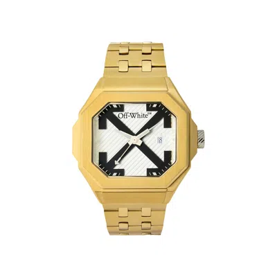 Pre-owned Off-white Heavy Duty Bracelet Watch 'gold' | Men's Size Onesize