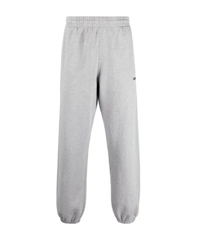 Off-white Helvetica Logo Track Pants In White
