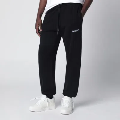 Off-white Heraldic Arrow Cuffed Sweatpant In Blue