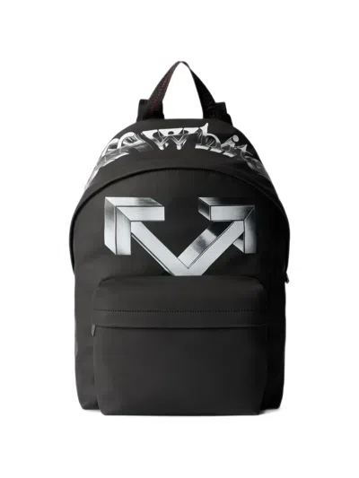 Off-white Heritage Arrows Backpack Bag In Black