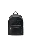 Off-white Heritage Leather Backpack In Black