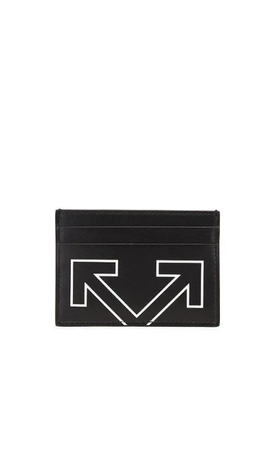 Off-white Heritage Card Case In Black & White