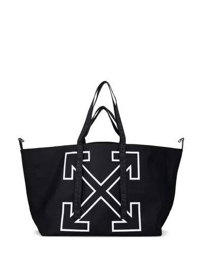 Off-white Heritage Day Off Arrow Tote Bag In Orange