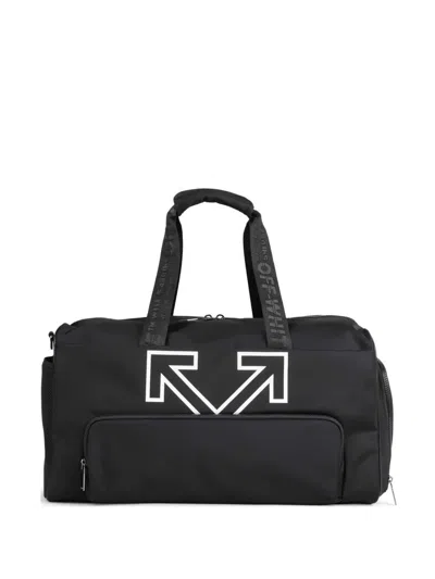 Off-white Heritage Gym Bag In Black