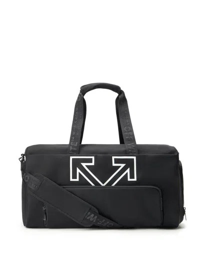 Off-white Heritage Gym Bag In Black