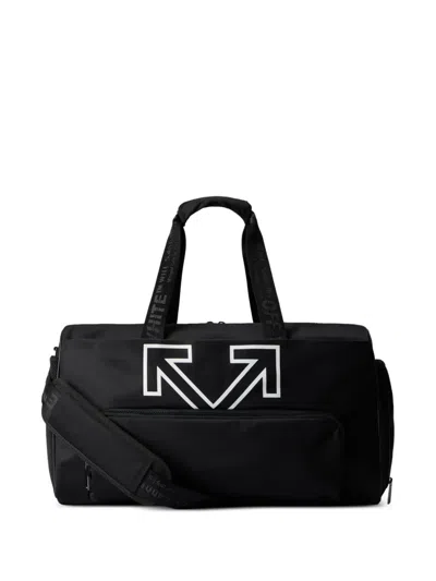 Off-white Heritage Gym Bag In Black