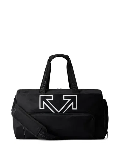 Off-white Heritage Gym Handbag In Black