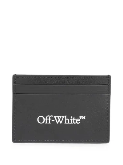 Off-white Heritage Logo-print Card Holder In Black
