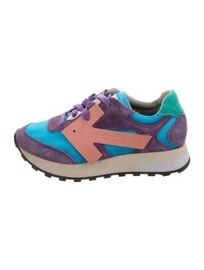 Pre-owned Off-white Hg Runner Athletic Sneakers In Purple