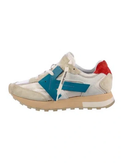Pre-owned Off-white Hg Runner 'white Blue' Athletic Sneakers In Neutral