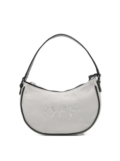Off-white Kids' Hobo Bag In Grey
