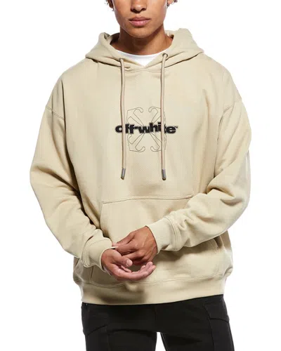 Off-white Hoodie In Brown