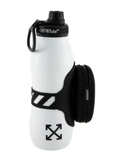 Pre-owned Off-white Hourglass Travel Bottle In Black