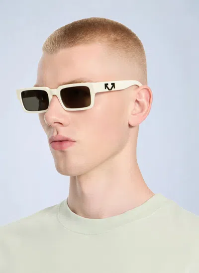 Off-white Huntington Smoke Lens Sunglasses In Black