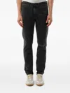 Off-white Hv Drawstring Jeans In Black