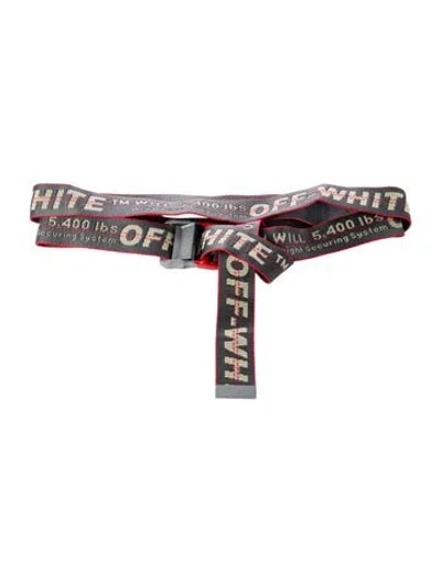 Pre-owned Off-white Industrial Harness In Black