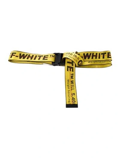 Pre-owned Off-white Industrial Harness In Yellow