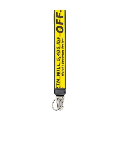 Off-white Industrial Lanyard Strap In Yellow