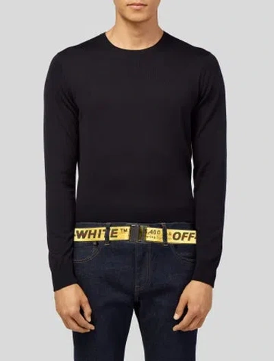 Pre-owned Off-white Industrial Nylon Belt In Yellow