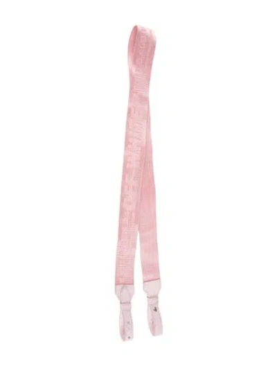 Pre-owned Off-white Industrial Shoulder Strap In Pink
