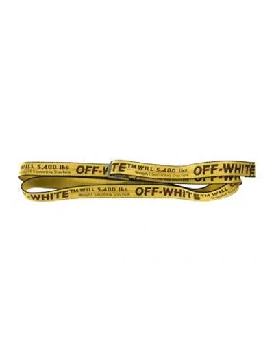 Pre-owned Off-white Industrial Skinny In Yellow