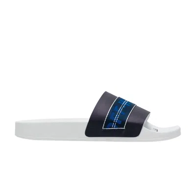 Pre-owned Off-white Industrial Slide 'white Blue' | Men's Size 41
