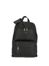 Off-white Industrial-strap Pebbled-leather Backpack In Pattern
