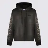 Off-white Jackets Washed Black In Black