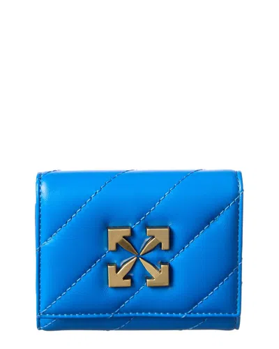 Off-white Jackhammer Leather Continental Wallet In White