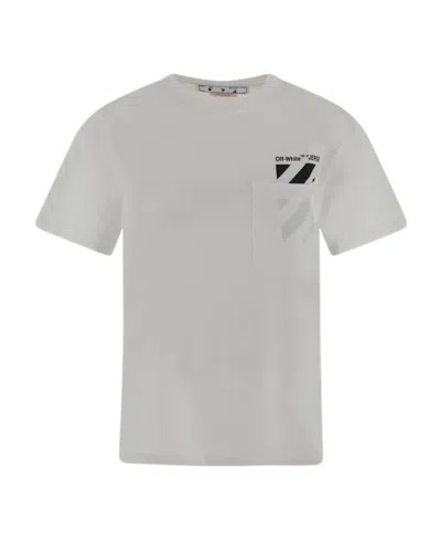 Off-white 'jersey' Short-sleeve T-shirt In Gray