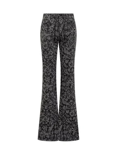 Off-white Jethe Tattoo Jeans In Black