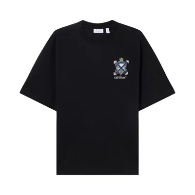 Pre-owned Off-white Jewelry Araldic Arrow Short-sleeve Tee 'black' | Men's Size M